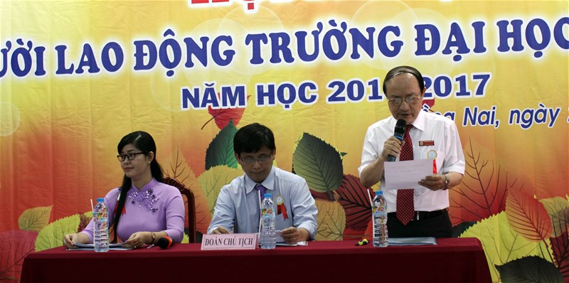 Hội nghị Người lao động LHU năm học 2016 – 2017